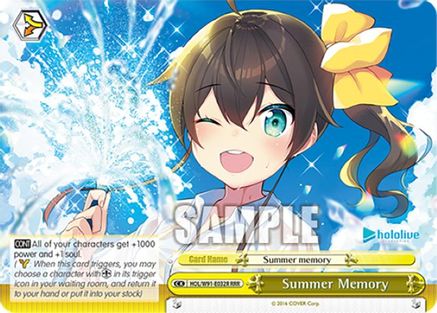 Image of Summer Memory (RRR) (HOL/W91-E032R RRR) - hololive production
