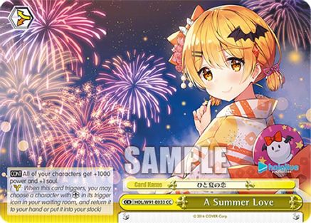 Image of A Summer Love (HOL/W91-E033 CC) - hololive production