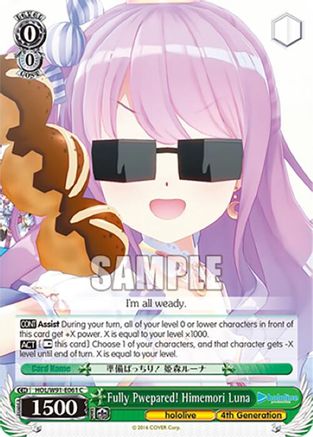 Image of Fully Pwepared! Himemori Luna (HOL/W91-E061 C) - hololive production