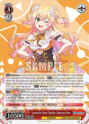 Image of Towards the Future Together, Momosuzu Nene (HOL/W91-E084 R) - hololive production