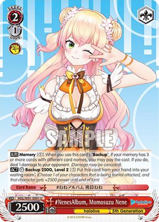 Image of #NenesAlbum, Momosuzu Nene (HOL/W91-E091 U) - hololive production