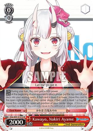 Image of Kawayo, Nakiri Ayame (SR) (HOL/W91-E101S SR) - hololive production