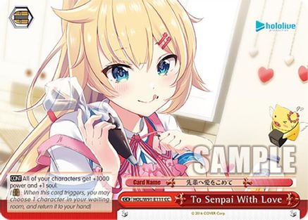 Image of To Senpai With Love (HOL/W91-E111 CC) - hololive production