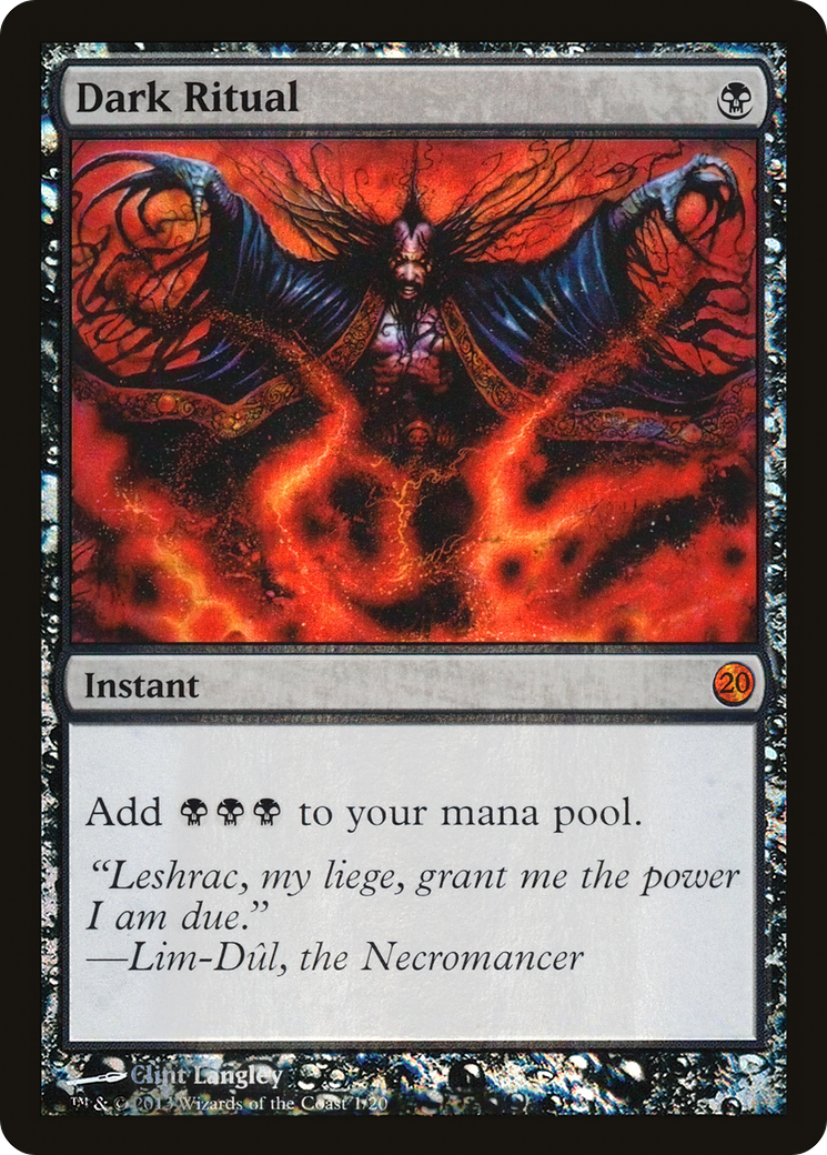 Image of Dark Ritual (V13-001) - From the Vault: Twenty Foil