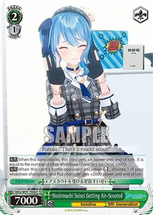 Image of Hoshimachi Suisei Getting Air-Scouted (HOL/W91-TE007 TD) - hololive production