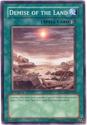 Image of Demise of the Land (LODT-EN047) - Light of Destruction 1st Edition