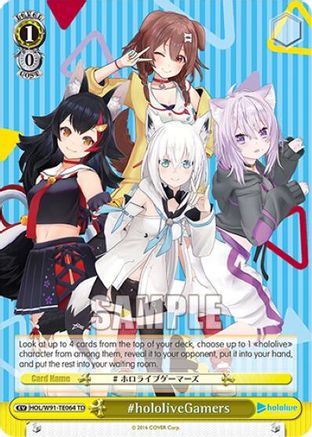 Image of #hololiveGamers (HOL/W91-TE064 TD) - hololive production