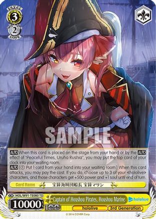 Image of Captain of Houshou Pirates, Houshou Marine (HOL/W91-TE080 TD) - hololive production