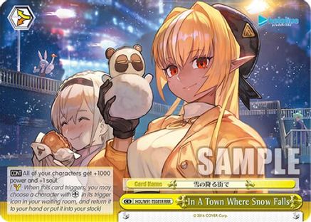 Image of In A Town Where Snow Falls (RRR) (HOL/W91-TE081R RRR) - hololive production