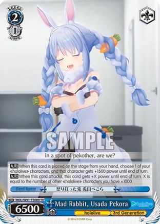 Image of Mad Rabbit, Usada Pekora (HOL/W91-TE089 TD) - hololive production