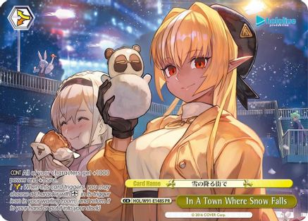 Image of In A Town Where Snow Falls (PR Foil) (HOL/W91-E148S PR) - hololive production