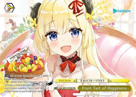 Image of Fruit Tart of Happiness (PR Foil) (HOL/W91-E150S PR) - hololive production