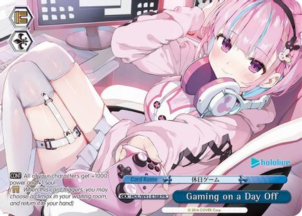 Image of Gaming on a Day Off (PR) (HOL/W91-E168 PR) - hololive production
