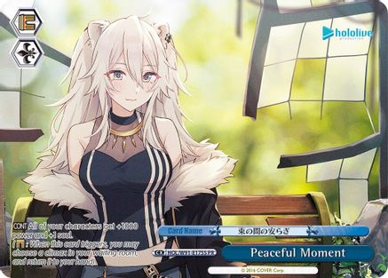 Image of Peaceful Moment (PR Foil) (HOL/W91-E175S PR) - hololive production