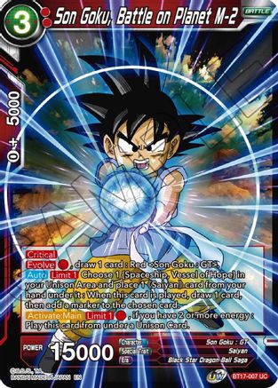 Image of Son Goku, Battle on Planet M-2 (BT17-007) - Ultimate Squad Foil