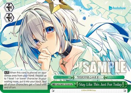 Image of Stay Like This Just For Today (HOL/W91-TE109 TD) - hololive production