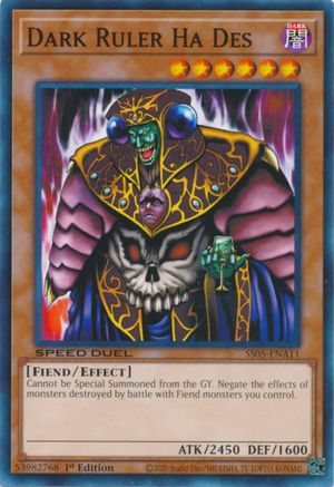 Image of Dark Ruler Ha Des (STP3-EN001) - Speed Duel: Tournament Pack 3 Unlimited