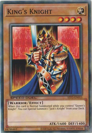 Image of King's Knight (STP3-EN015) - Speed Duel: Tournament Pack 3 Unlimited