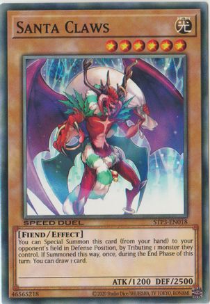 Image of Santa Claws (STP3-EN018) - Speed Duel: Tournament Pack 3 Unlimited