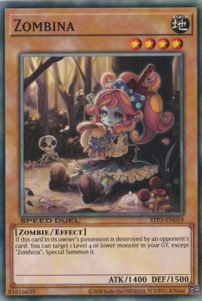Image of Zombina (STP3-EN019) - Speed Duel: Tournament Pack 3 Unlimited
