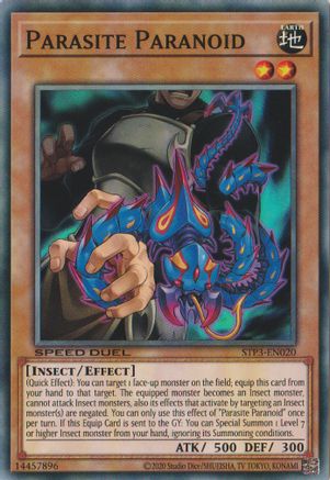 Image of Parasite Paranoid (STP3-EN020) - Speed Duel: Tournament Pack 3 Unlimited