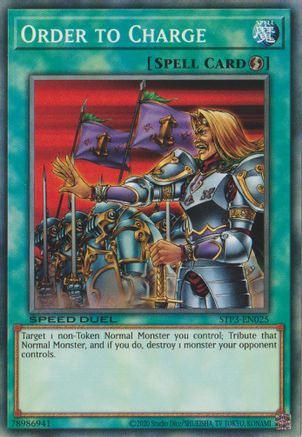 Image of Order to Charge (STP3-EN025) - Speed Duel: Tournament Pack 3 Unlimited