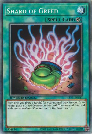 Image of Shard of Greed (STP3-EN027) - Speed Duel: Tournament Pack 3 Unlimited