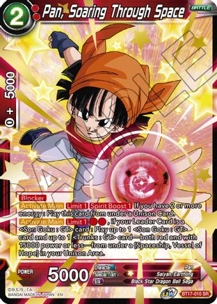 Image of Pan, Soaring Through Space (BT17-010) - Ultimate Squad Foil