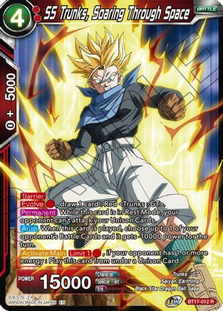 Image of SS Trunks, Soaring Through Space (BT17-012) - Ultimate Squad