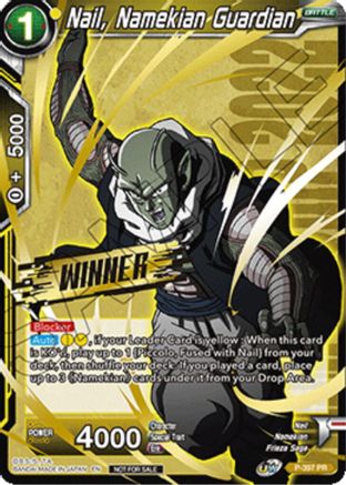 Image of Nail, Namekian Guardian (Winner Stamped) (Championship Pack 2022 Vol.1) (P-397) - Promotion Cards Foil
