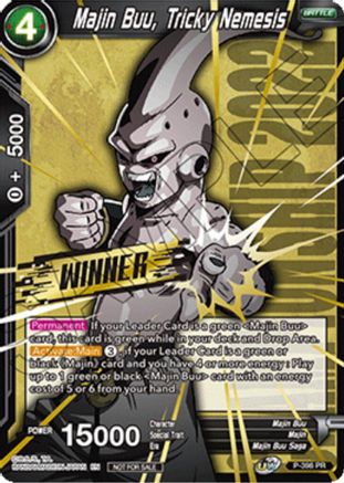 Image of Majin Buu, Tricky Nemesis (Winner Stamped) (Championship Pack 2022 Vol.1) (P-398) - Promotion Cards Foil