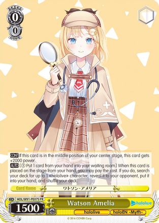 Image of Watson Amelia (Foil) (HOL/W91-PE07S PR) - hololive production