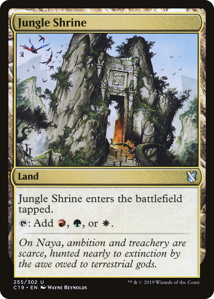 Image of Jungle Shrine (C19-255) - Commander 2019