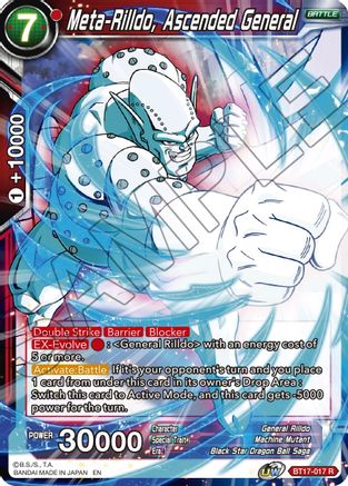 Image of Meta-Rilldo, Ascended General (BT17-017) - Ultimate Squad