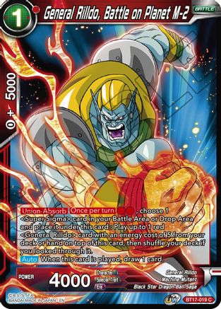 Image of General Rilldo, Battle on Planet M-2 (BT17-019) - Ultimate Squad