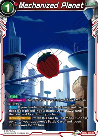 Image of Mechanized Planet (BT17-028) - Ultimate Squad Foil