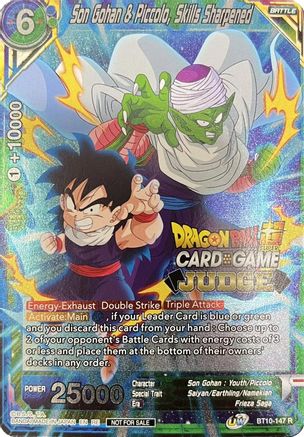 Image of Son Gohan & Piccolo, Skills Sharpened (Judge Pack Vol.11) (BT10-147) - Tournament Promotion Cards Foil
