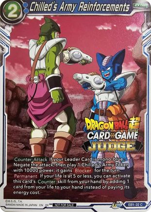 Image of Chilled's Army Reinforcements (Judge Pack Vol.11) (EB1-22) - Tournament Promotion Cards Foil