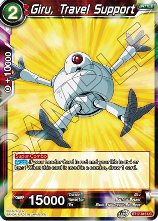 Image of Giru, Travel Support (BT17-015) - Ultimate Squad