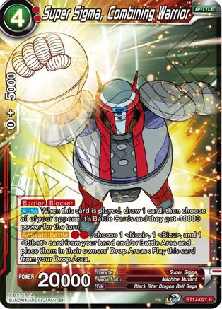 Image of Super Sigma, Combining Warrior (BT17-021) - Ultimate Squad