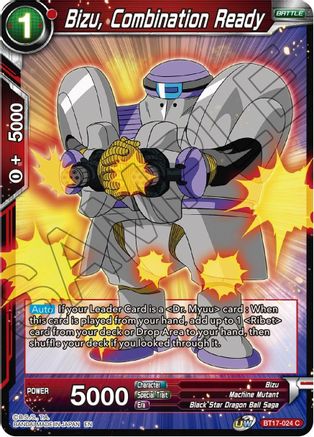 Image of Bizu, Combination Ready (BT17-024) - Ultimate Squad