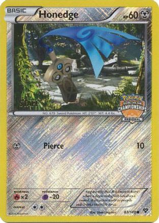 Image of Honedge 83/146 (Regional Championships) [Staff] 083/146  - Reverse Holofoil League & Championship Cards - Promo