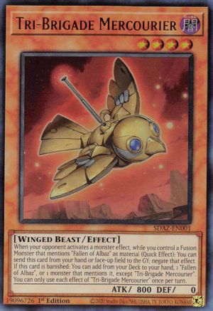 Image of Tri-Brigade Mercourier (SDAZ-EN001) - Structure Deck: Albaz Strike 1st Edition