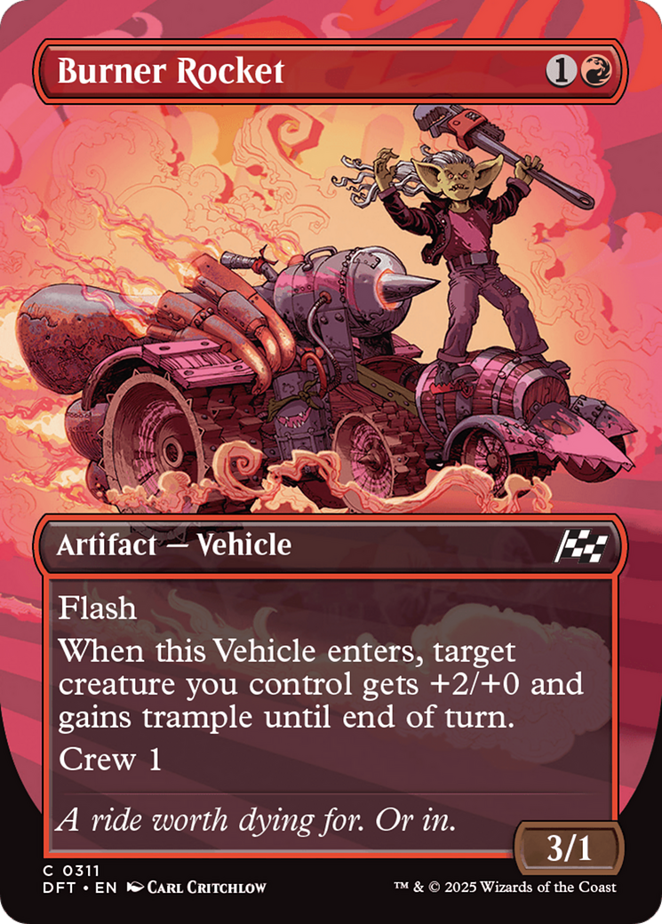 Image of Burner Rocket (Borderless) (DFT-311) - Aetherdrift (Borderless)
