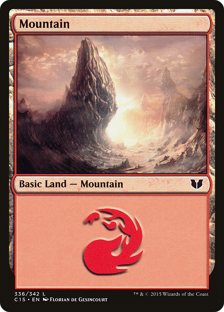Image of Mountain (336) (C15-336) - Commander 2015