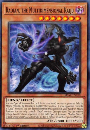 Image of Radian, the Multidimensional Kaiju (SDAZ-EN010) - Structure Deck: Albaz Strike 1st Edition
