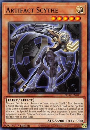 Image of Artifact Scythe (SDAZ-EN011) - Structure Deck: Albaz Strike 1st Edition