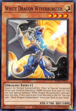 Image of White Dragon Wyverburster (SDAZ-EN012) - Structure Deck: Albaz Strike 1st Edition
