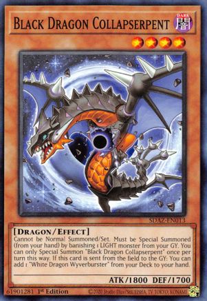 Image of Black Dragon Collapserpent (SDAZ-EN013) - Structure Deck: Albaz Strike 1st Edition