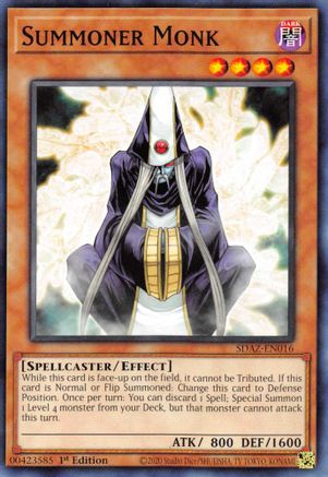 Image of Summoner Monk (SDAZ-EN016) - Structure Deck: Albaz Strike 1st Edition